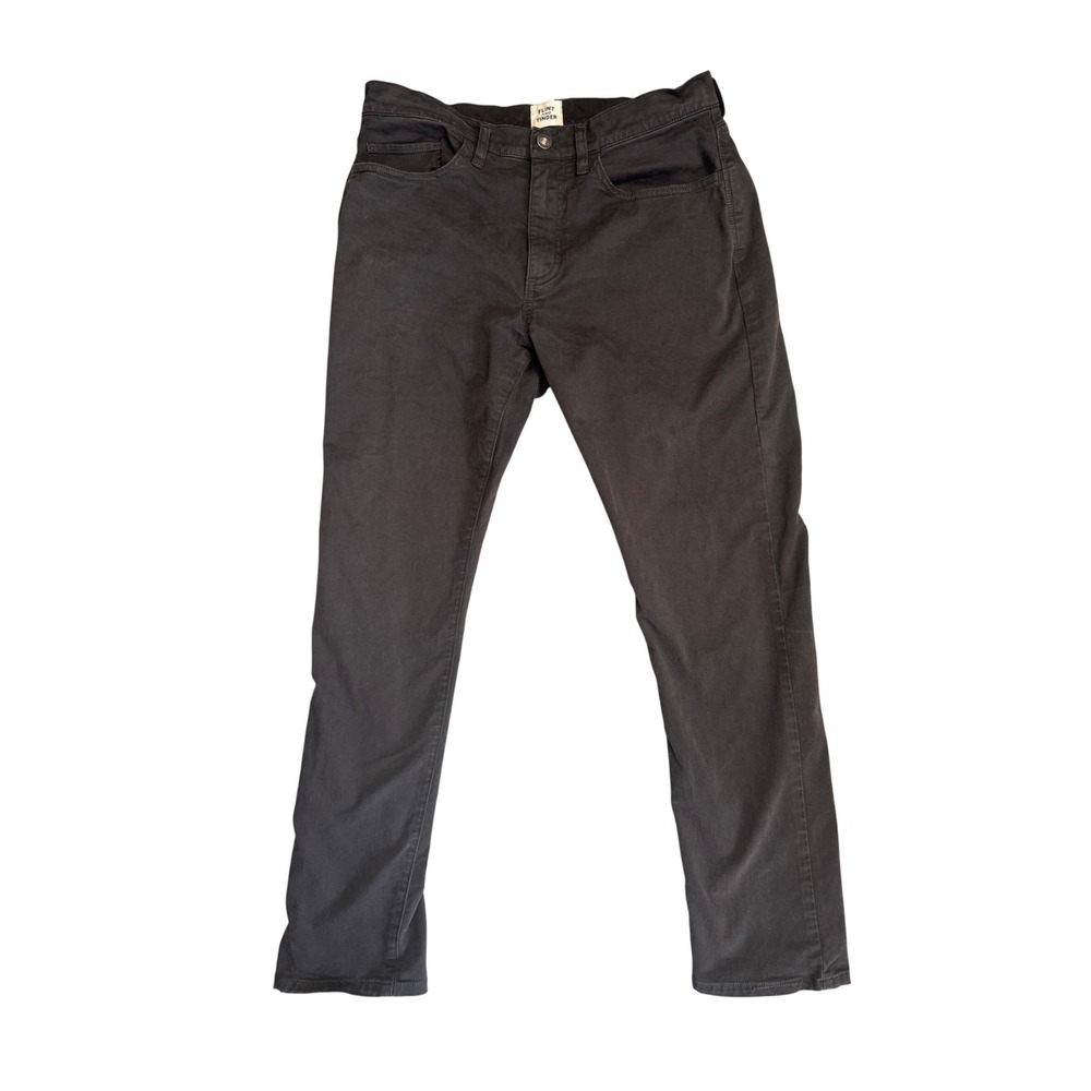 Flint and Tinder 365 Tapered Fit Pants Mens 30x30 Charcoal Gray Chinos